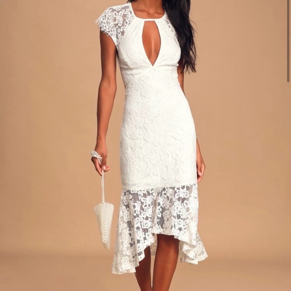 Lulu’s white dress large